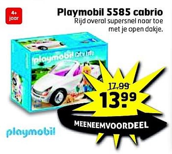 Aanbiedingen Playmobil cabrio - Playmobil - Geldig van 05/08/2014 tot 17/08/2014 bij Trekpleister