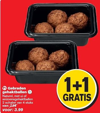Aanbiedingen Gebraden gehaktballen - Huismerk - Hoogvliet - Geldig van 06/08/2014 tot 12/08/2014 bij Hoogvliet