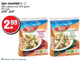 Aanbiedingen Iglo maaltijd - Iglo - Geldig van 06/08/2014 tot 12/08/2014 bij Hoogvliet
