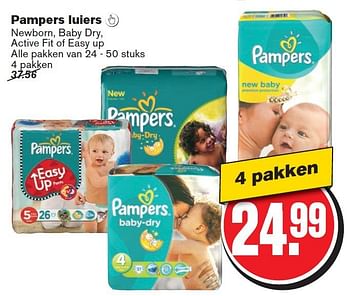 Aanbiedingen Pampers luiers - Pampers - Geldig van 06/08/2014 tot 12/08/2014 bij Hoogvliet