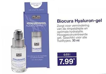 Aanbiedingen Biocura hyaluron-gel - Biocura - Geldig van 06/08/2014 tot 12/08/2014 bij Aldi