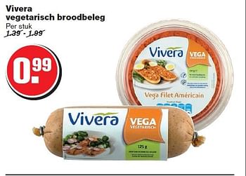 Aanbiedingen Vivera vegetarisch broodbeleg - Vivera - Geldig van 06/08/2014 tot 12/08/2014 bij Hoogvliet