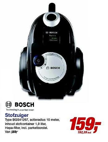 Aanbiedingen Bosch stofzuiger bgs41267 - Bosch - Geldig van 06/08/2014 tot 19/08/2014 bij Makro