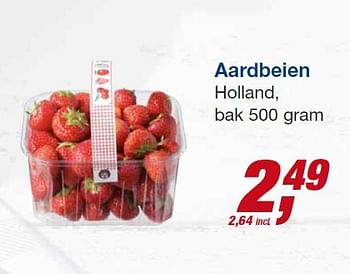 Aanbiedingen Aardbeien holland - Huismerk - Makro - Geldig van 06/08/2014 tot 19/08/2014 bij Makro