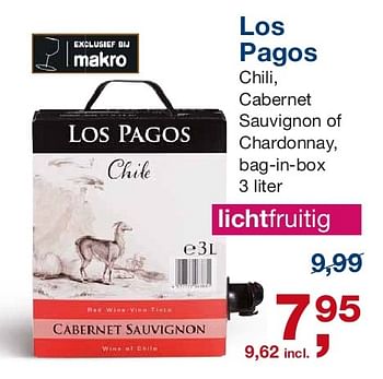 Aanbiedingen Los pagos - Rode wijnen - Geldig van 06/08/2014 tot 26/08/2014 bij Makro