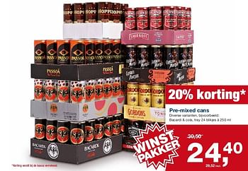 Aanbiedingen Pre-mixed cans - Passoa - Geldig van 06/08/2014 tot 26/08/2014 bij Makro