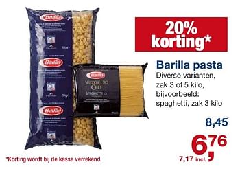 Aanbiedingen Barilla pasta - Barilla - Geldig van 06/08/2014 tot 26/08/2014 bij Makro
