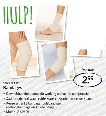 Aanbiedingen Bandages - Sensiplast - Geldig van 07/08/2014 tot 09/08/2014 bij Lidl