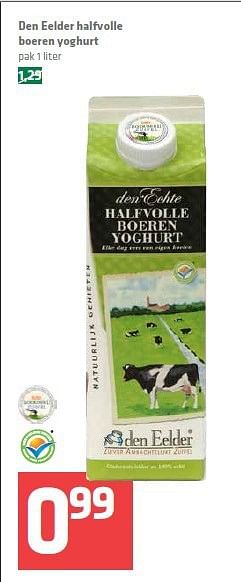 Aanbiedingen Den eelder halfvolle boeren yoghurt - Den Eelder - Geldig van 07/08/2014 tot 13/08/2014 bij Spar