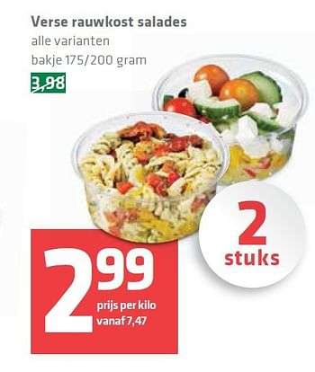 Aanbiedingen Verse rauwkost salades - Huismerk - Spar  - Geldig van 07/08/2014 tot 13/08/2014 bij Spar