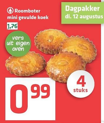 Aanbiedingen Roomboter mini gevulde koek - Spar - Geldig van 07/08/2014 tot 13/08/2014 bij Spar