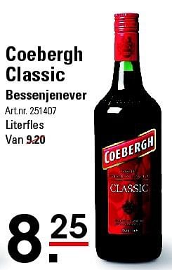 Aanbiedingen Coebergh classic bessenjenever - Coebergh - Geldig van 07/08/2014 tot 25/08/2014 bij Sligro