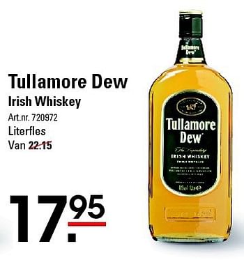 Aanbiedingen Tullamore dew irish whiskey - Tullamore Dew - Geldig van 07/08/2014 tot 25/08/2014 bij Sligro