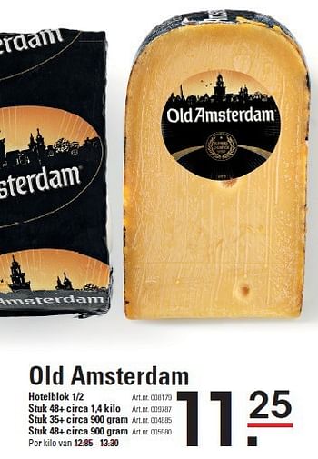 Aanbiedingen Old amsterdam - Old Amsterdam - Geldig van 07/08/2014 tot 25/08/2014 bij Sligro