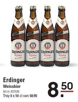 Aanbiedingen Erdinger weissbier - Erdinger - Geldig van 07/08/2014 tot 25/08/2014 bij Sligro