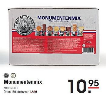 Aanbiedingen Monumentenmix - Alex Meijer - Geldig van 07/08/2014 tot 25/08/2014 bij Sligro
