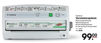 Aanbiedingen Foodsaver vacuümeersysteem - FoodSaver - Geldig van 07/08/2014 tot 25/08/2014 bij Sligro