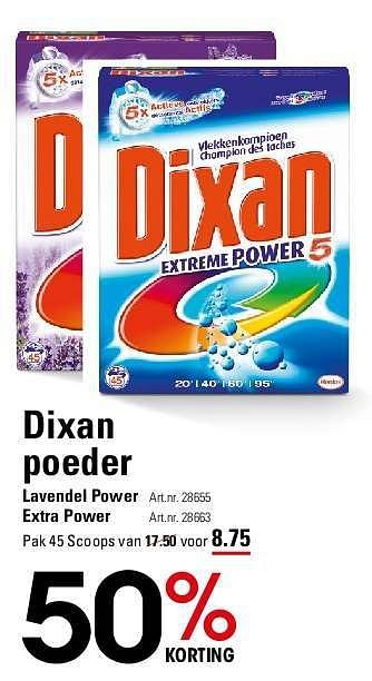 Aanbiedingen Dixan poeder - Dixan - Geldig van 07/08/2014 tot 25/08/2014 bij Sligro