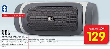Aanbiedingen Ubl portable speaker charge - UBL - Geldig van 08/08/2014 tot 24/08/2014 bij It's Electronics