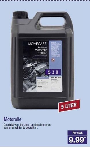 Aanbiedingen Motorolie - Movecare - Geldig van 09/08/2014 tot 12/08/2014 bij Aldi