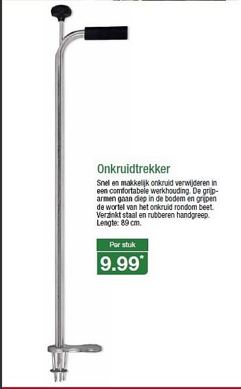 Aanbiedingen Onkruidtrekker - Huismerk - Aldi - Geldig van 09/08/2014 tot 12/08/2014 bij Aldi