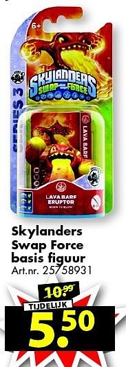 Aanbiedingen Skylanders swap force basis figuur - Activision - Geldig van 09/08/2014 tot 24/08/2014 bij Bart Smit