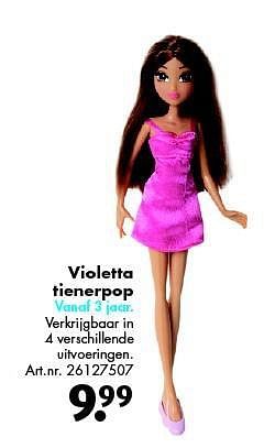 Aanbiedingen Violetta tienerpop - Violetta - Geldig van 09/08/2014 tot 24/08/2014 bij Bart Smit
