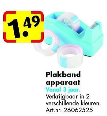 Aanbiedingen Plakband apparaat - Huismerk - Bart Smit - Geldig van 09/08/2014 tot 24/08/2014 bij Bart Smit