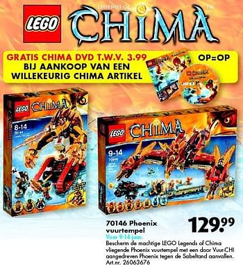 Aanbiedingen Phoenix vuurtempel - Lego - Geldig van 09/08/2014 tot 24/08/2014 bij Bart Smit