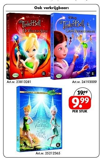 Aanbiedingen Tinkerbell - Disney - Geldig van 09/08/2014 tot 24/08/2014 bij Bart Smit