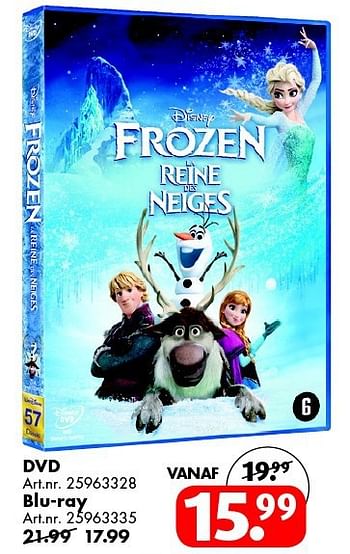 Aanbiedingen Frozen - Disney - Geldig van 09/08/2014 tot 24/08/2014 bij Bart Smit