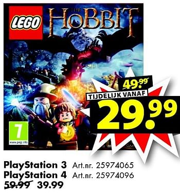 Aanbiedingen Lego hobbit - Warner Brothers Interactive Entertainment - Geldig van 09/08/2014 tot 24/08/2014 bij Bart Smit