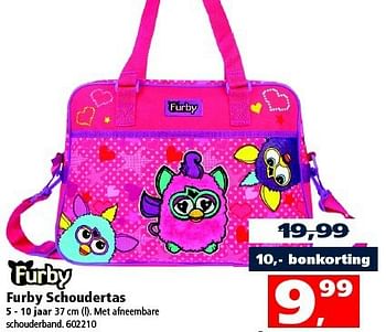 Aanbiedingen Furby schoudertas - Furby - Geldig van 09/08/2014 tot 14/09/2014 bij Intertoys