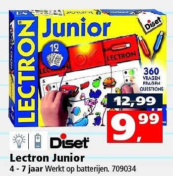 Aanbiedingen Lectron junior - Diset - Geldig van 09/08/2014 tot 14/09/2014 bij Intertoys