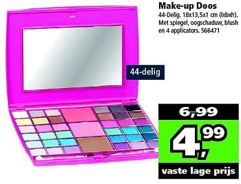 Aanbiedingen Make-up doos - Huismerk - Intertoys - Geldig van 09/08/2014 tot 14/09/2014 bij Intertoys