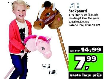 Aanbiedingen Stokpaard - Huismerk - Intertoys - Geldig van 09/08/2014 tot 14/09/2014 bij Intertoys
