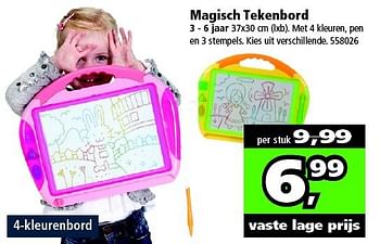 Aanbiedingen Magisch tekenbord - Huismerk - Intertoys - Geldig van 09/08/2014 tot 14/09/2014 bij Intertoys