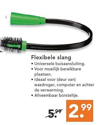 Aanbiedingen Flexibele slang - Huismerk - Blokker - Geldig van 09/08/2014 tot 17/09/2014 bij Blokker