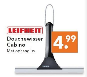 Aanbiedingen Douchewisser cabino met ophanglus - Leifheit - Geldig van 09/08/2014 tot 17/09/2014 bij Blokker