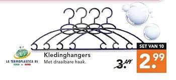 Aanbiedingen Kledinghangers - Huismerk - Blokker - Geldig van 09/08/2014 tot 17/09/2014 bij Blokker