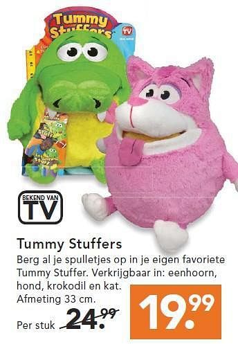 Aanbiedingen Tummy stuffers - Huismerk - Blokker - Geldig van 09/08/2014 tot 17/09/2014 bij Blokker
