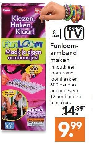 Aanbiedingen Funloomarmband maken - Huismerk - Blokker - Geldig van 09/08/2014 tot 17/09/2014 bij Blokker