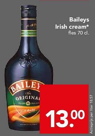 Aanbiedingen Baileys irish cream - Baileys - Geldig van 10/08/2014 tot 16/08/2014 bij Deen Supermarkten