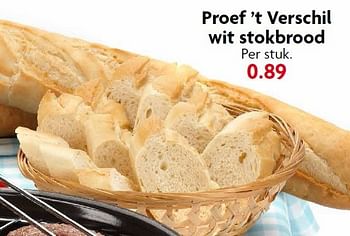 Aanbiedingen Proef `t verschil wit stokbrood - Huismerk - Deka Markt - Geldig van 10/08/2014 tot 16/08/2014 bij Deka Markt