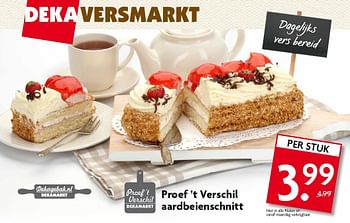 Aanbiedingen Proef `t verschil aardbeienschnitt - Huismerk - Deka Markt - Geldig van 10/08/2014 tot 16/08/2014 bij Deka Markt