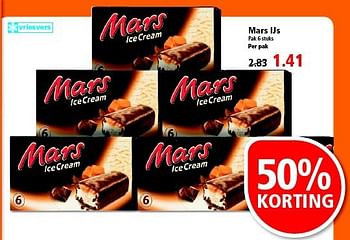Aanbiedingen Mars ijs - Mars Snacks - Geldig van 10/08/2014 tot 16/08/2014 bij Plus