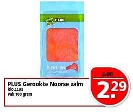Aanbiedingen Plus gerookte noorse zalm - Huismerk - Plus - Geldig van 10/08/2014 tot 16/08/2014 bij Plus