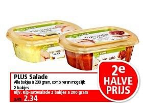 Aanbiedingen Plus salade - Huismerk - Plus - Geldig van 10/08/2014 tot 16/08/2014 bij Plus