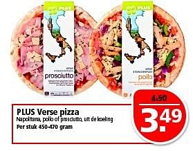 Aanbiedingen Plus verse pizza - Huismerk - Plus - Geldig van 10/08/2014 tot 16/08/2014 bij Plus
