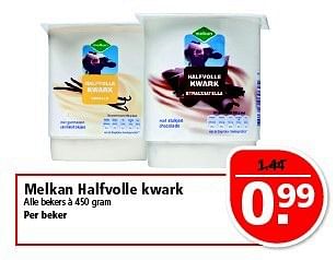 Aanbiedingen Melkan halfvolle kwark - Melkan - Geldig van 10/08/2014 tot 16/08/2014 bij Plus